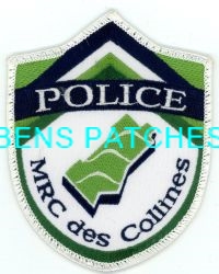 CANADA,QUEBEC,MRC DES COLLINES POLICE 1